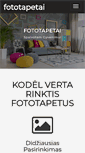Mobile Screenshot of fototapetai.info